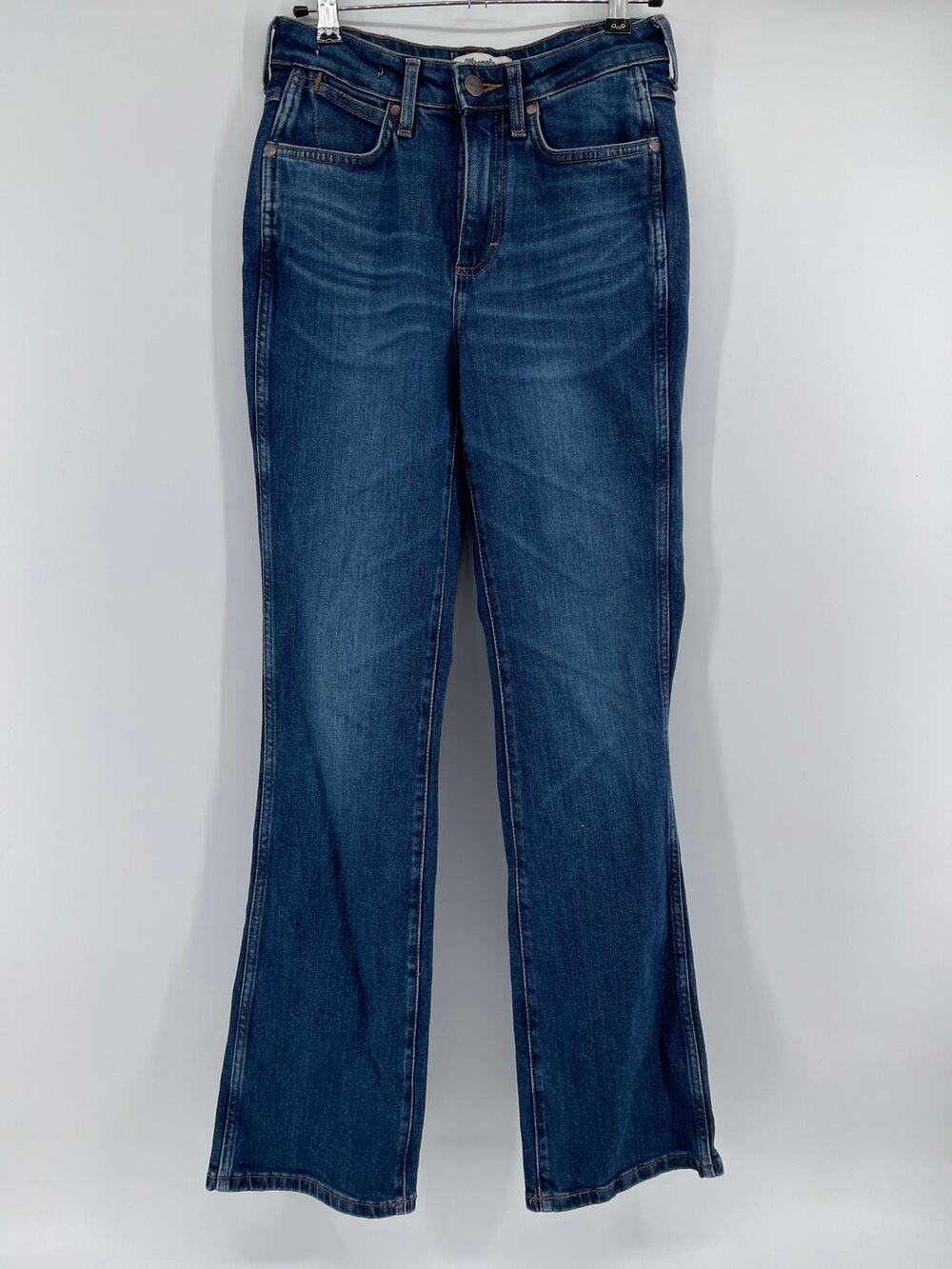 Wrangler Retro Jeans Women’s 26x34 Stretch Flare Dark Wash Cowgirl Western Chore
